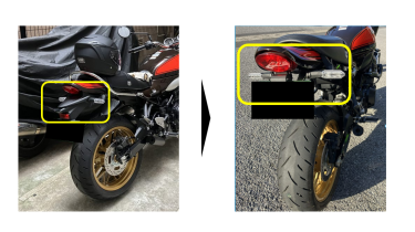 【Z900RS】フェンダーレス化で見た目激変！おすすめキットとメリットまとめ
