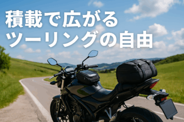バイクに積載するバッグ入門：種類と選び方のポイント